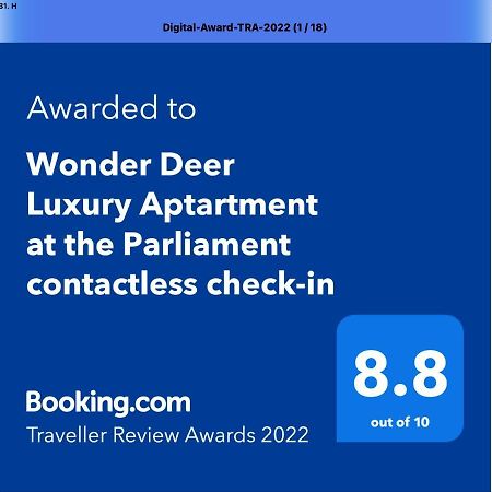 Wonder Deer Lux Apartment At The Parliament Self Check-In 부다페스트 외부 사진